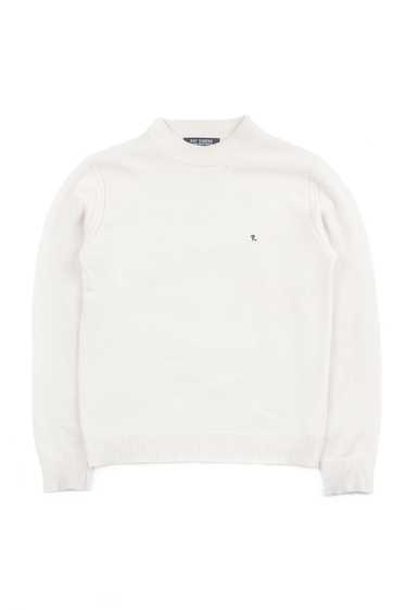 Fw09 Moc Neck Embroidered R Logo Knit - image 1