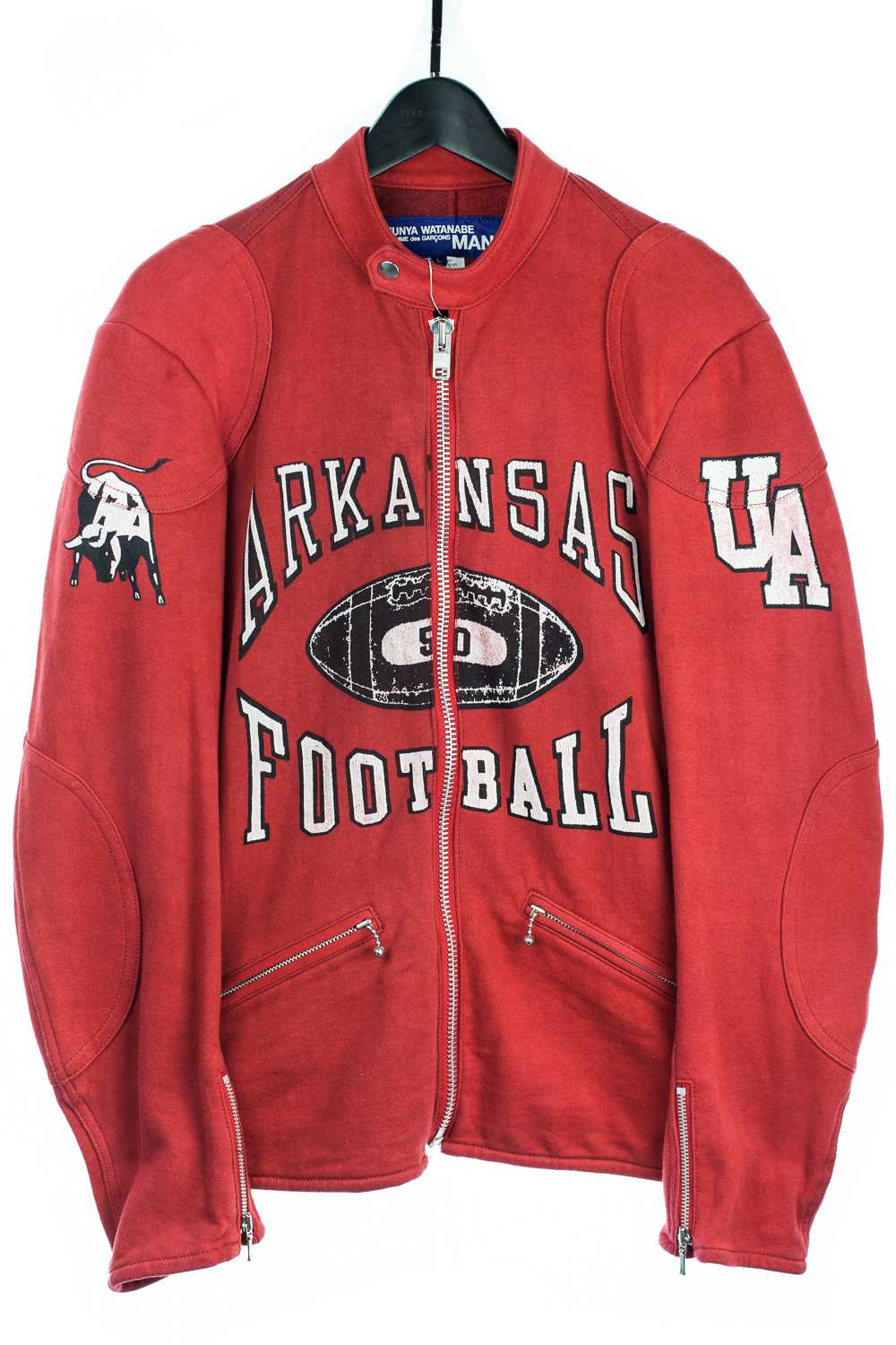 SS06 Arkansas Football Varsity Moto Jacket - image 1