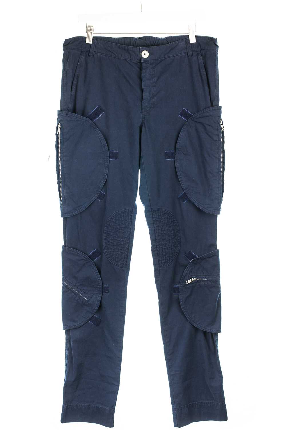 Velcro-Placed Zipped Pocket Cargo Trousers - image 1