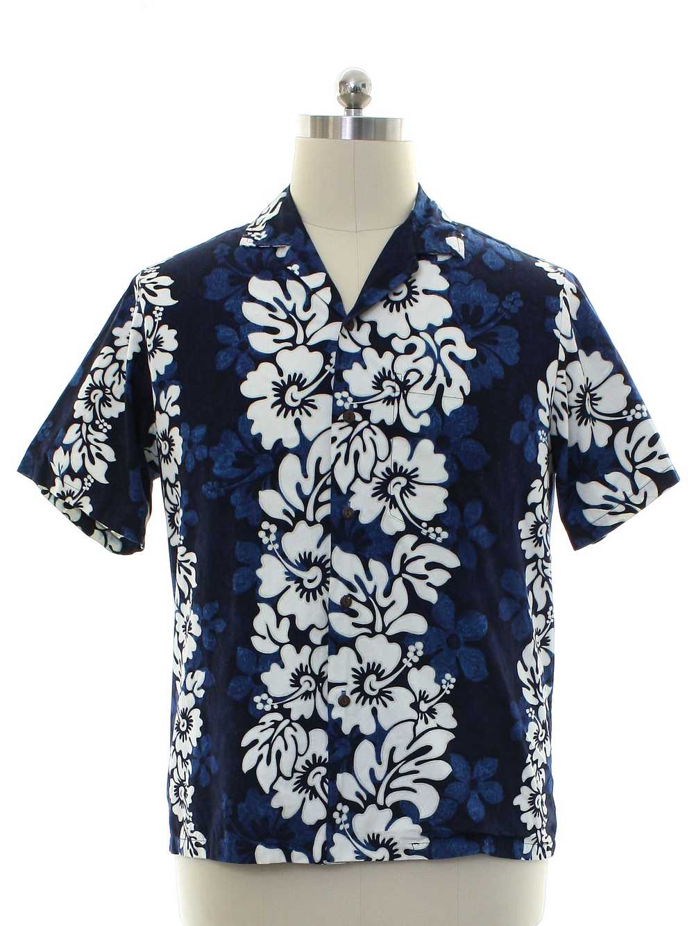 1990's MDFashion Mens Hawaiian Shirt - Gem