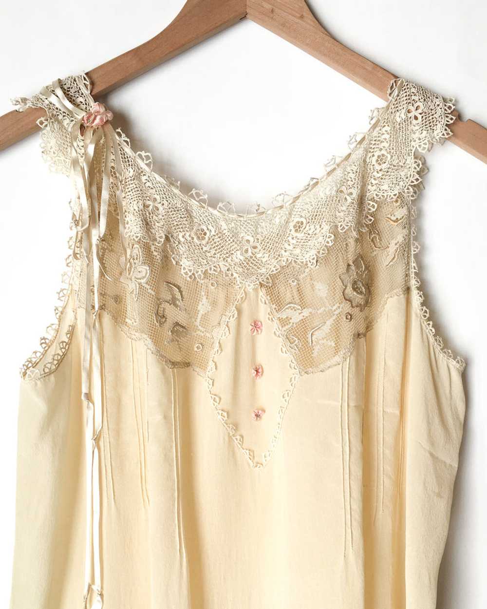 Silk & Lace Slip Dress - image 3