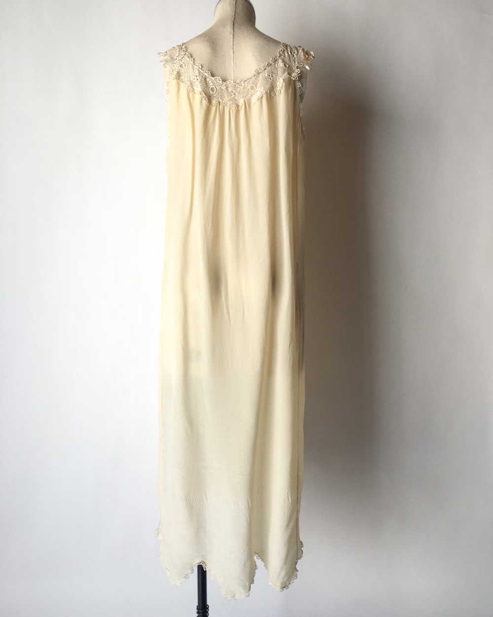 Silk & Lace Slip Dress - image 7