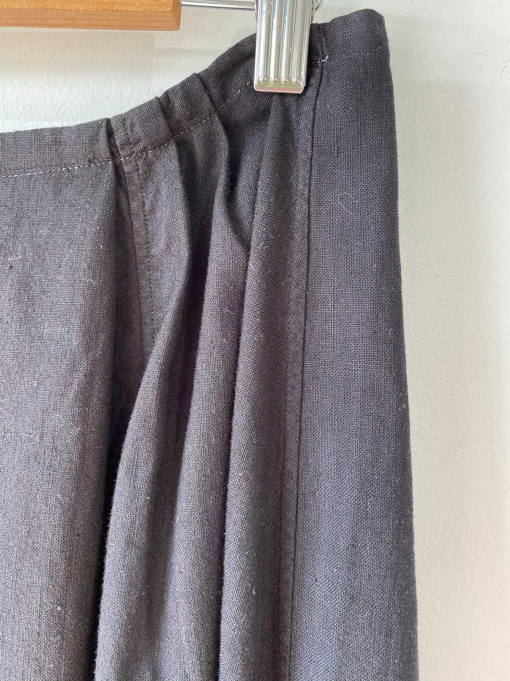 Vintage Overdyed Victorian Skirt with Lace - image 4