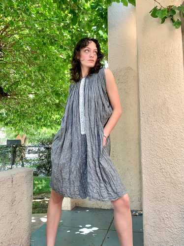 NICO. Nicholson & Nicholson Grey Smock Dress