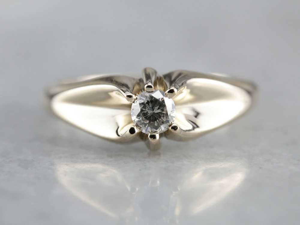 Men's Diamond Solitaire Ring - image 1