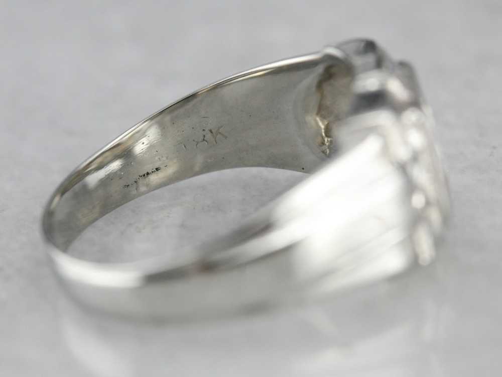 European Cut Diamond Solitaire Engagement Ring - image 3