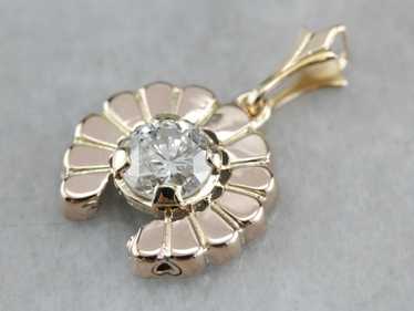 Vintage Diamond Pendant - image 1