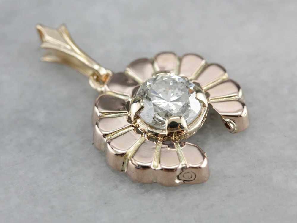 Vintage Diamond Pendant - image 2
