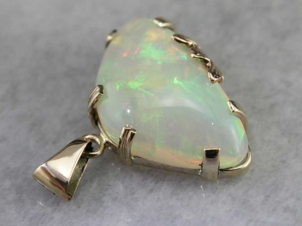 Fancy Cut Opal Pendant - image 2