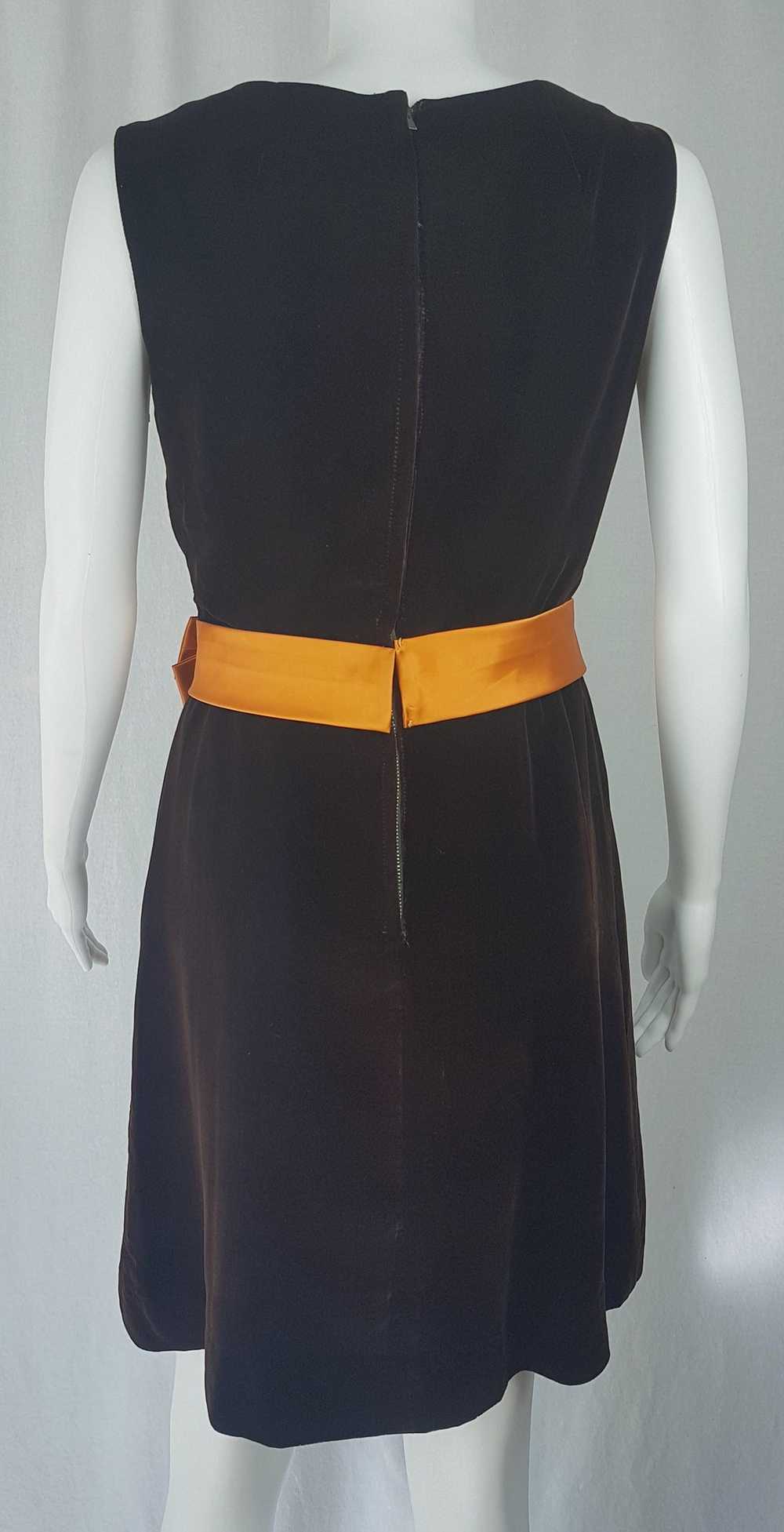 Vintage 1950's | A Lawrence Dress Original | Choc… - image 10
