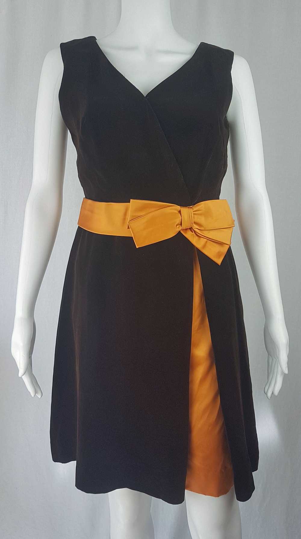 Vintage 1950's | A Lawrence Dress Original | Choc… - image 4