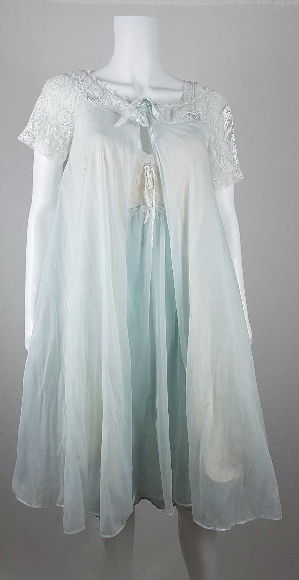 Vintage 1960's | Floaty Pastel Blue 'Aristocraft … - image 12