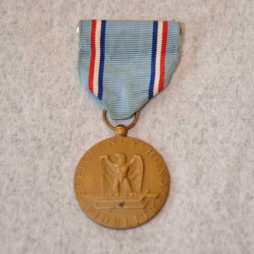 Vintage USAF Good Conduct Medal, Efficiency Honor… - image 3