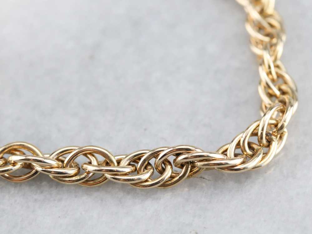 Woven Chain Link Bracelet - image 3