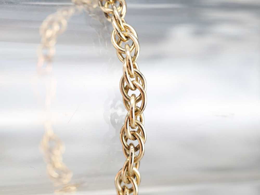 Woven Chain Link Bracelet - image 5