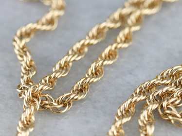 Gold Rope Twist Chain - image 1