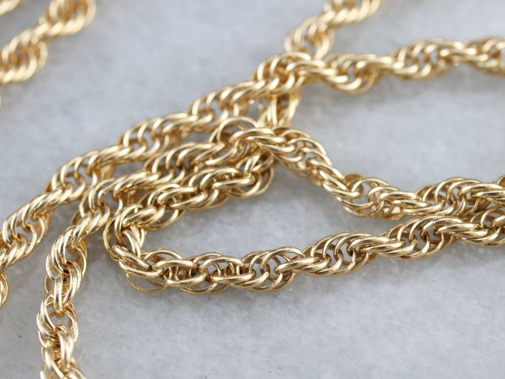 Gold Rope Twist Chain - image 3