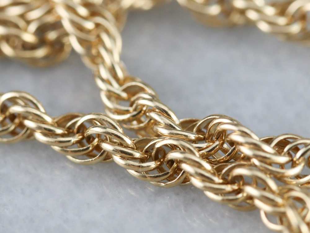 Gold Rope Twist Chain - image 4