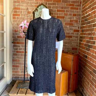 1960’s Rainbow Crochet Sweater Dress - image 1