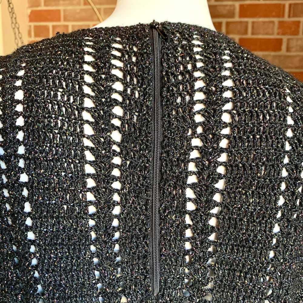 1960’s Rainbow Crochet Sweater Dress - image 4