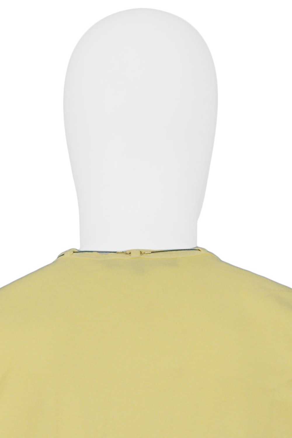 RAF SIMONS YELLOW TANK WITH CRYSTAL NECKLACE 2004 - image 5