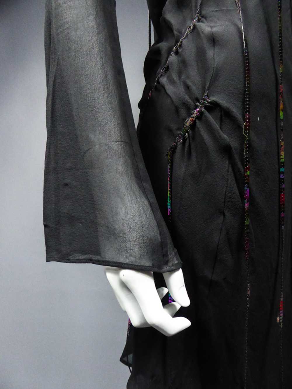 A Thierry Mugler Haute Couture Little Black Dress… - image 11