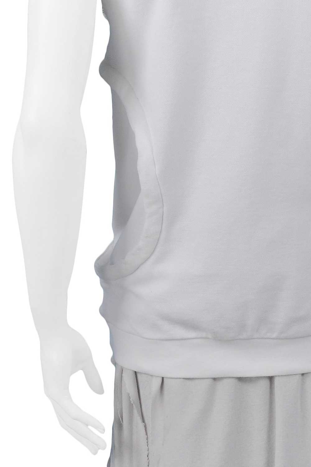 RAF SIMONS WHITE CIRCULAR POCKET HOODIE 2005 - image 5