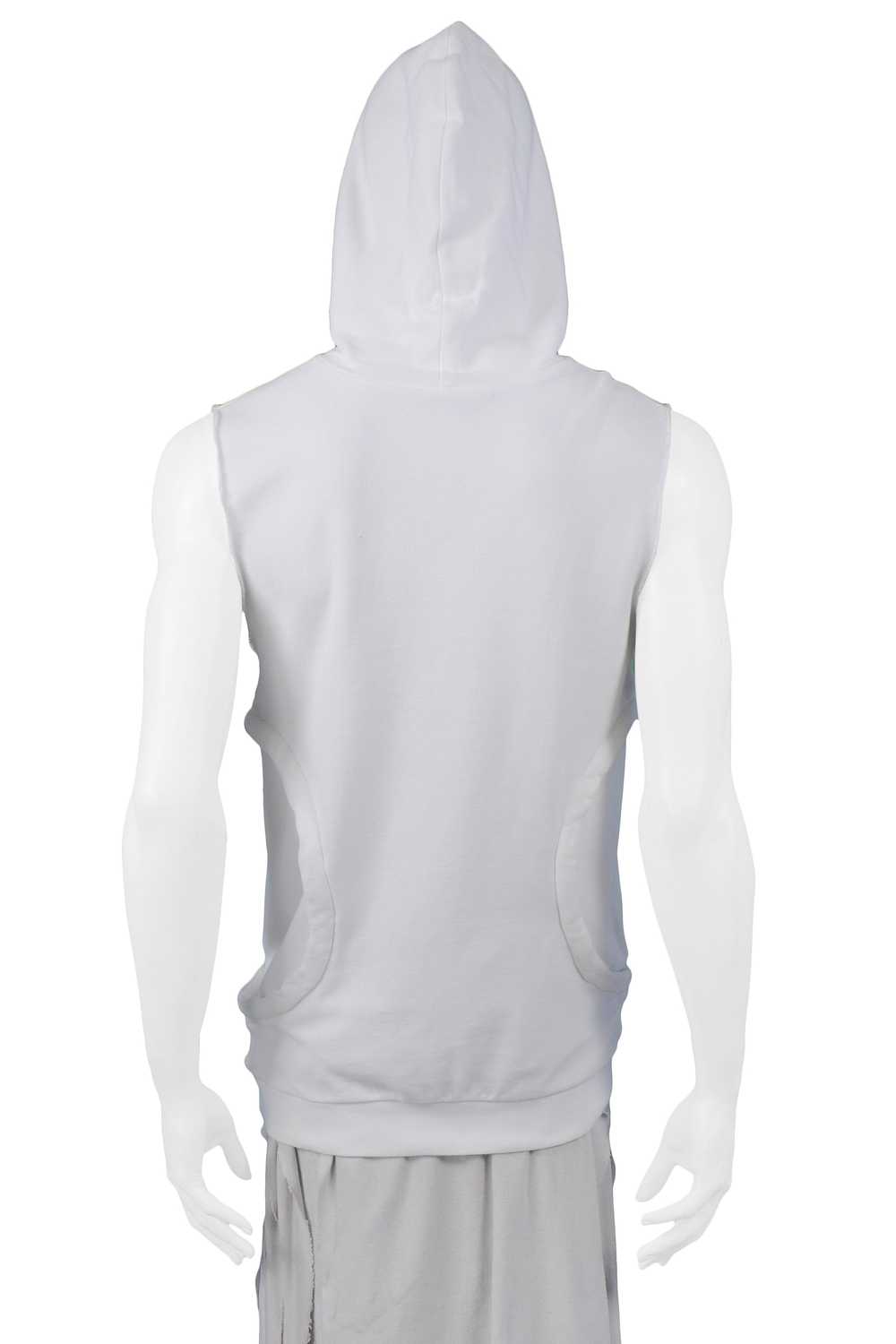 RAF SIMONS WHITE CIRCULAR POCKET HOODIE 2005 - image 6