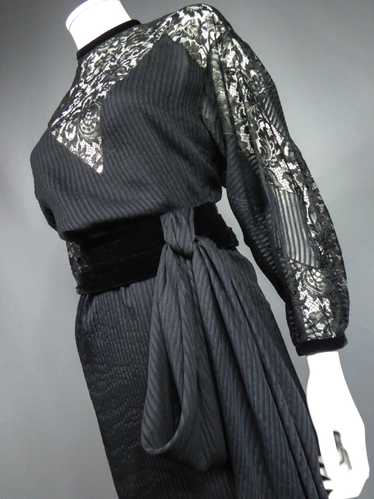 A Christian Dior-Marc Bohan Little Black Dress nu… - image 1