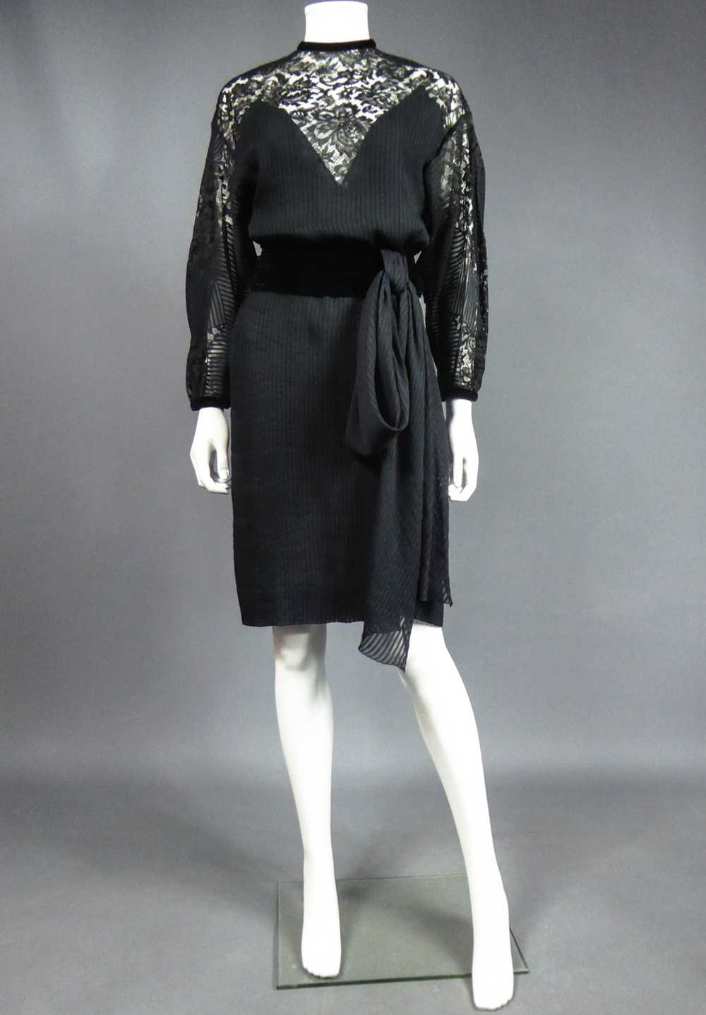 A Christian Dior-Marc Bohan Little Black Dress nu… - image 2