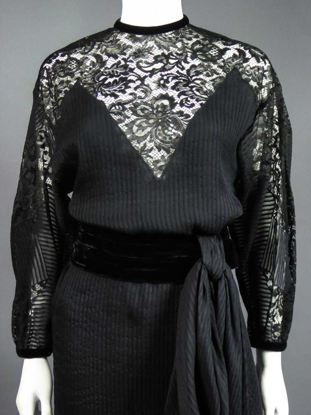 A Christian Dior-Marc Bohan Little Black Dress nu… - image 4