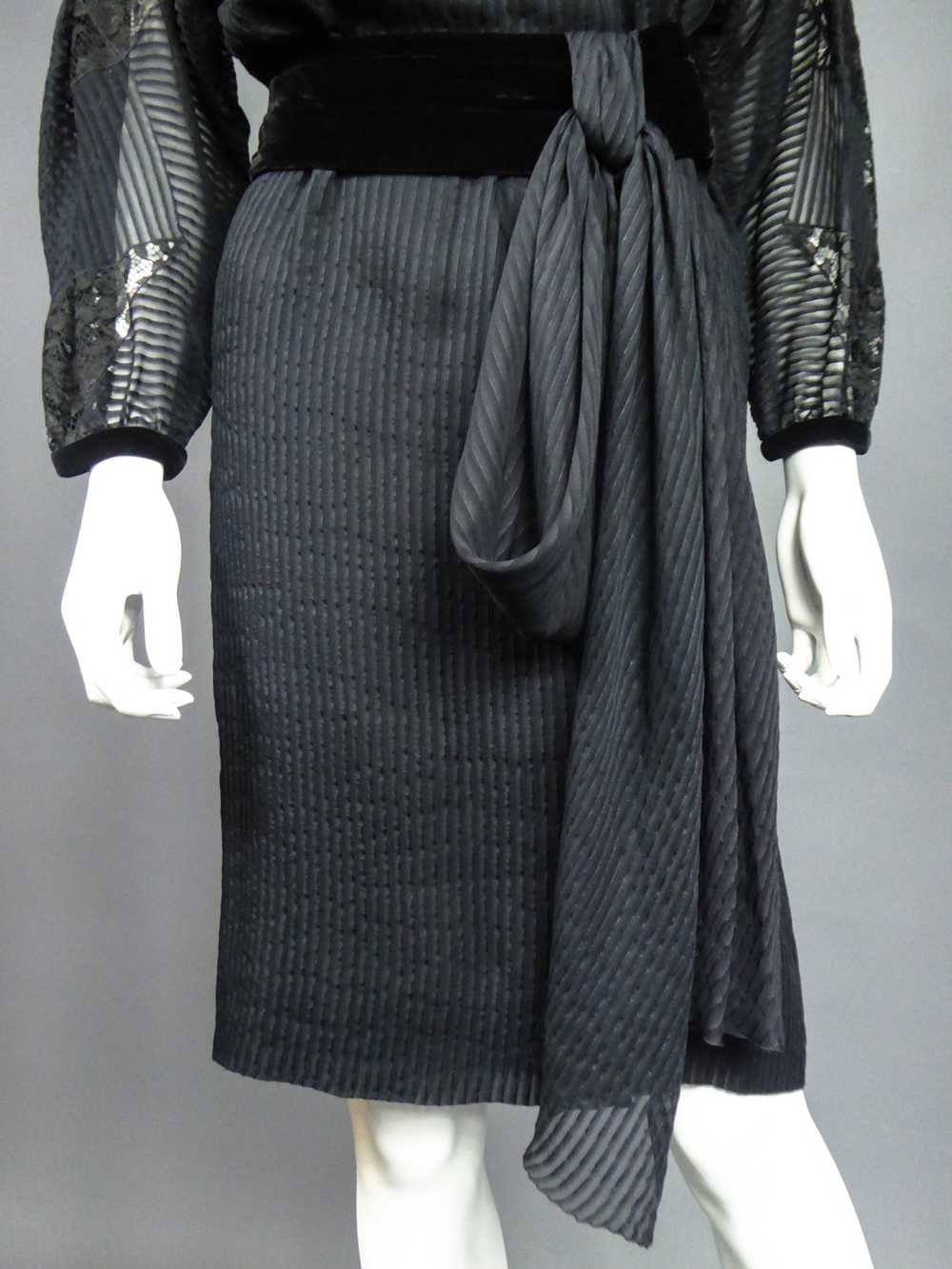 A Christian Dior-Marc Bohan Little Black Dress nu… - image 8