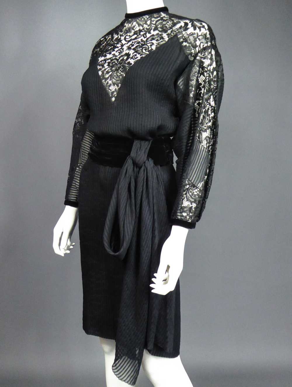 A Christian Dior-Marc Bohan Little Black Dress nu… - image 9