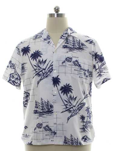 1980's Kai Nani, Made in Hawaii Mens Hawaiian Shir