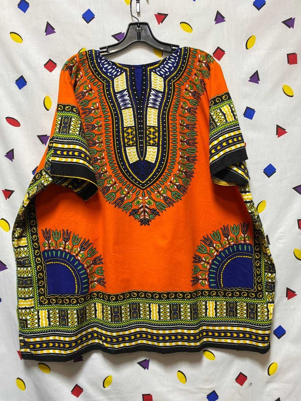 CLASSIC COTTON DASHIKI *FADED WITH GUCCI PATCH - image 3