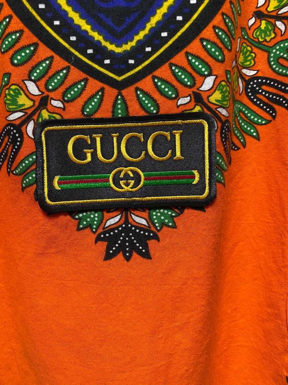 CLASSIC COTTON DASHIKI *FADED WITH GUCCI PATCH - image 6