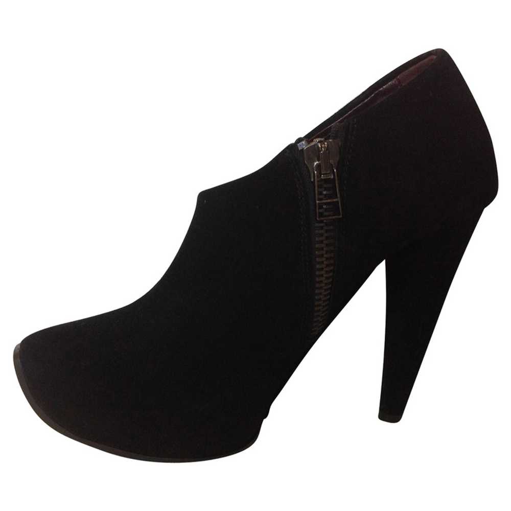 Acne Black suede ankle boots - image 2