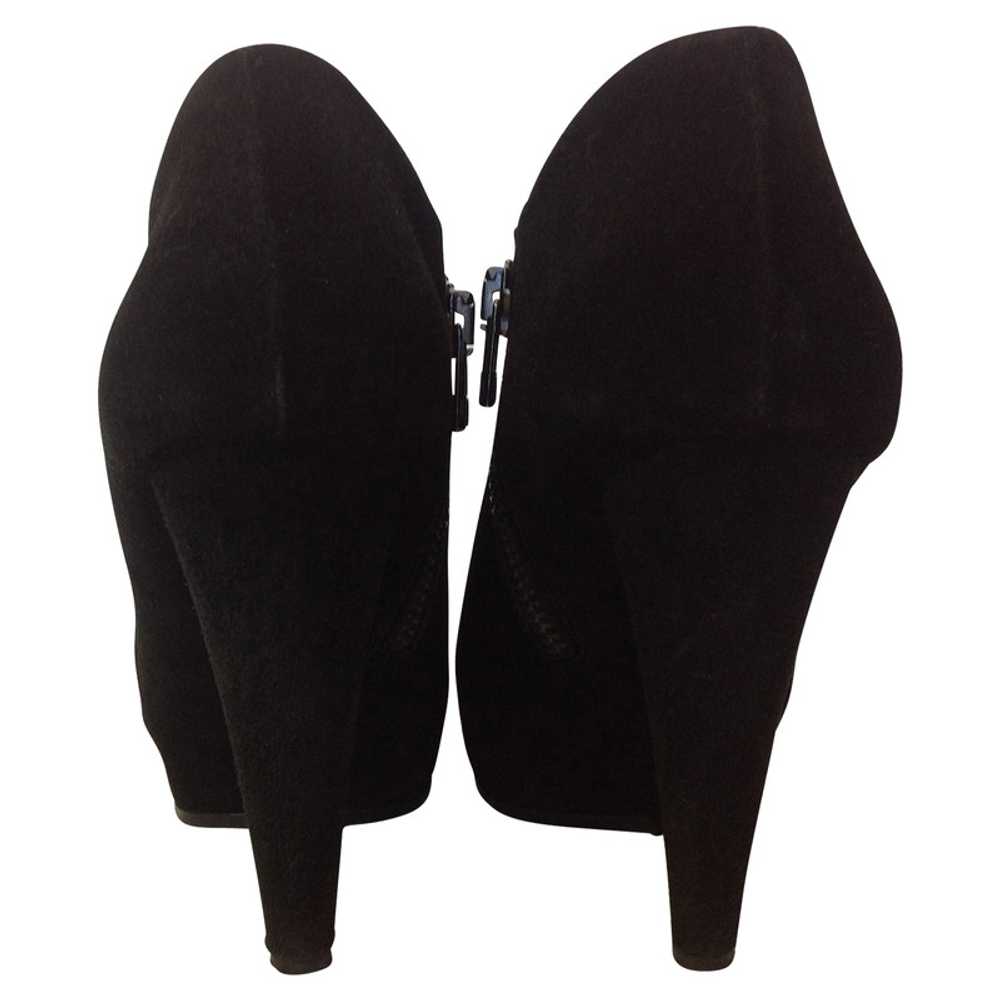 Acne Black suede ankle boots - image 3