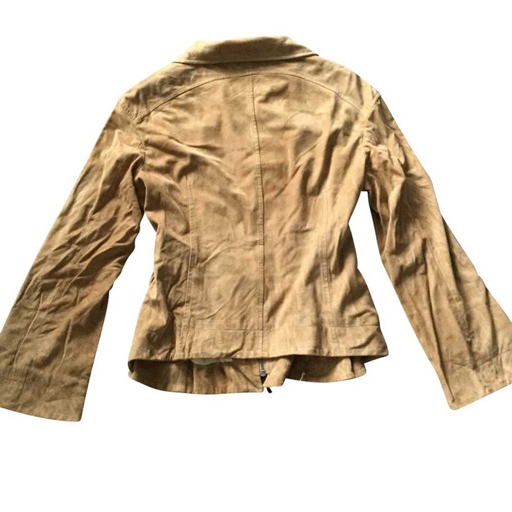 René Lezard Leather jacket in ocher - image 2