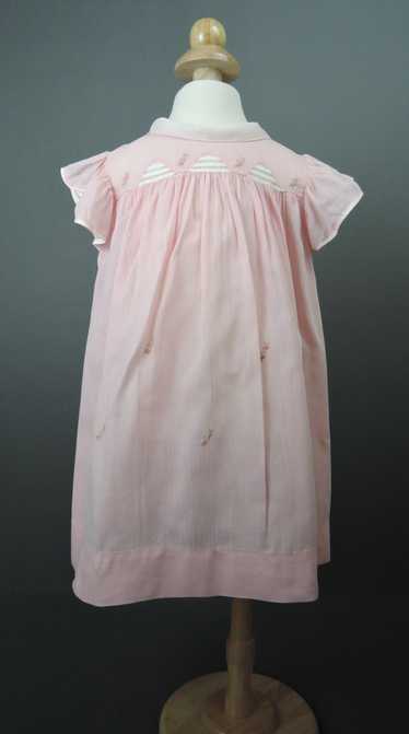Vintage Pink Little Girl Dress, fits 24 inch chest