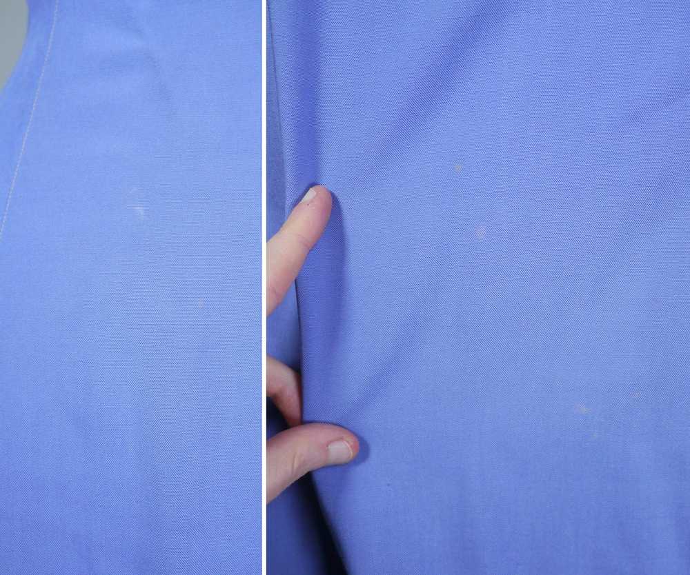 40s NURSE / ALICE style BLUE WHITE COLLARED SHIRT… - image 10