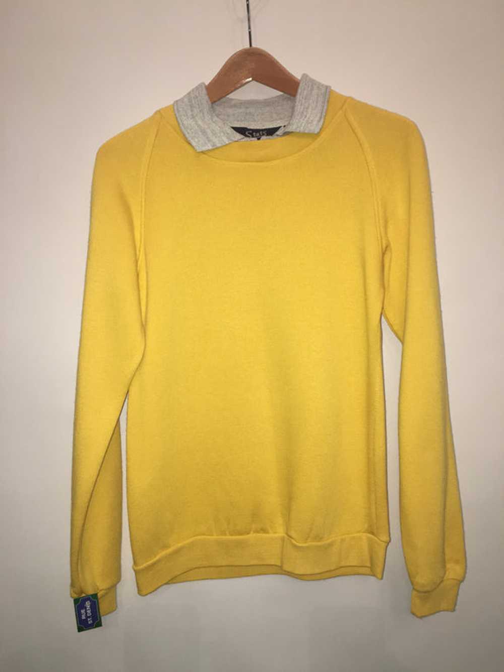 1980's Yellow Sweatshirt - image 1