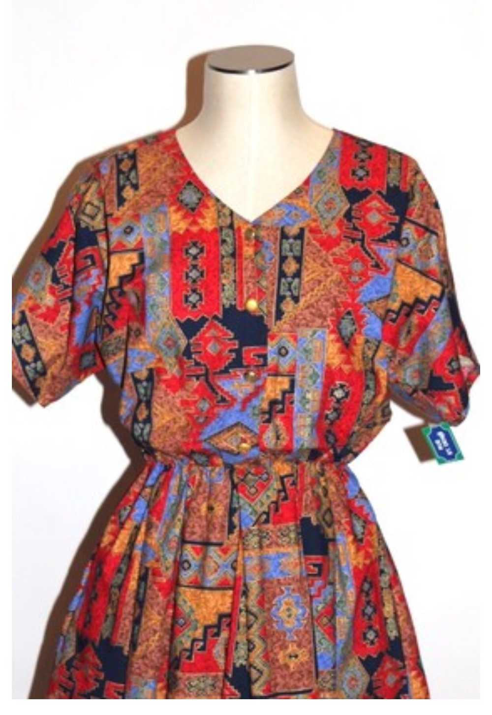 1980’s cotton dress - image 2