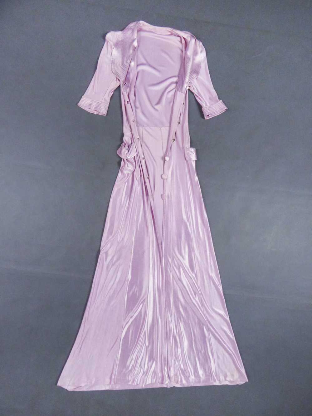Evening Dress in Fibranne Circa 1940 - image 12