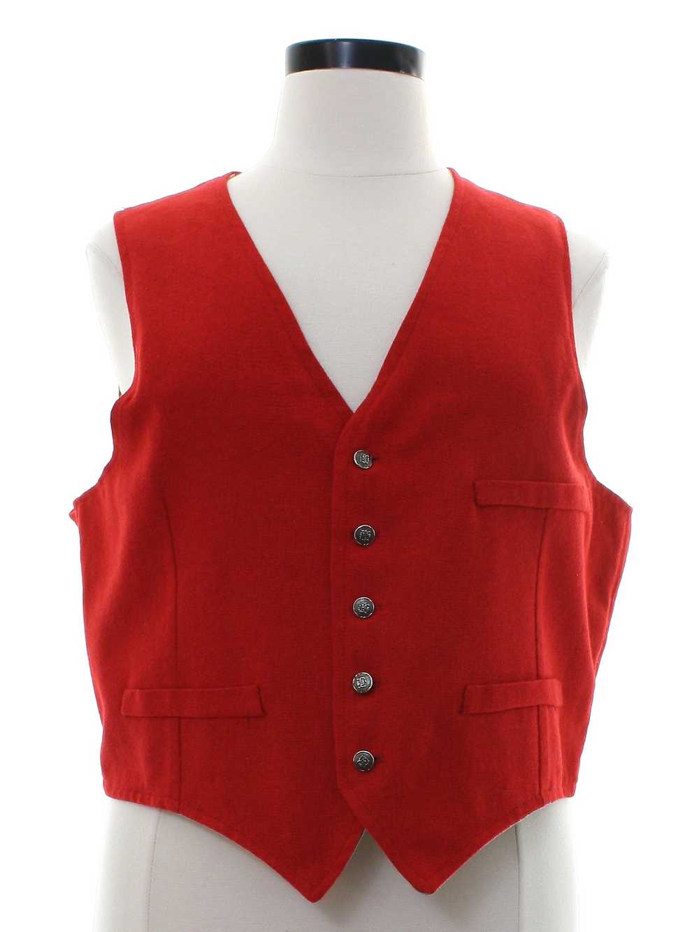 1980's Womens Totally 80s Vest - image 1
