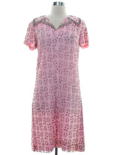 1960's Andora Beaded Cocktail Sheath Dress