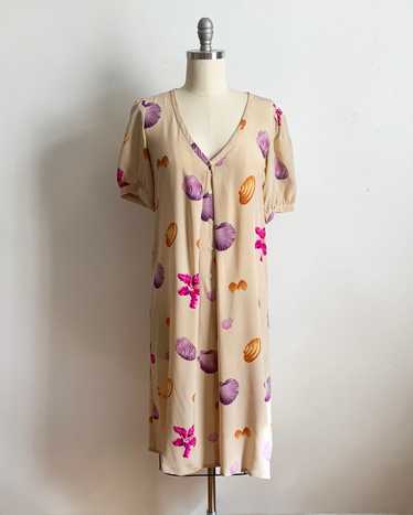 Vintage Matte Silk Shell Dress