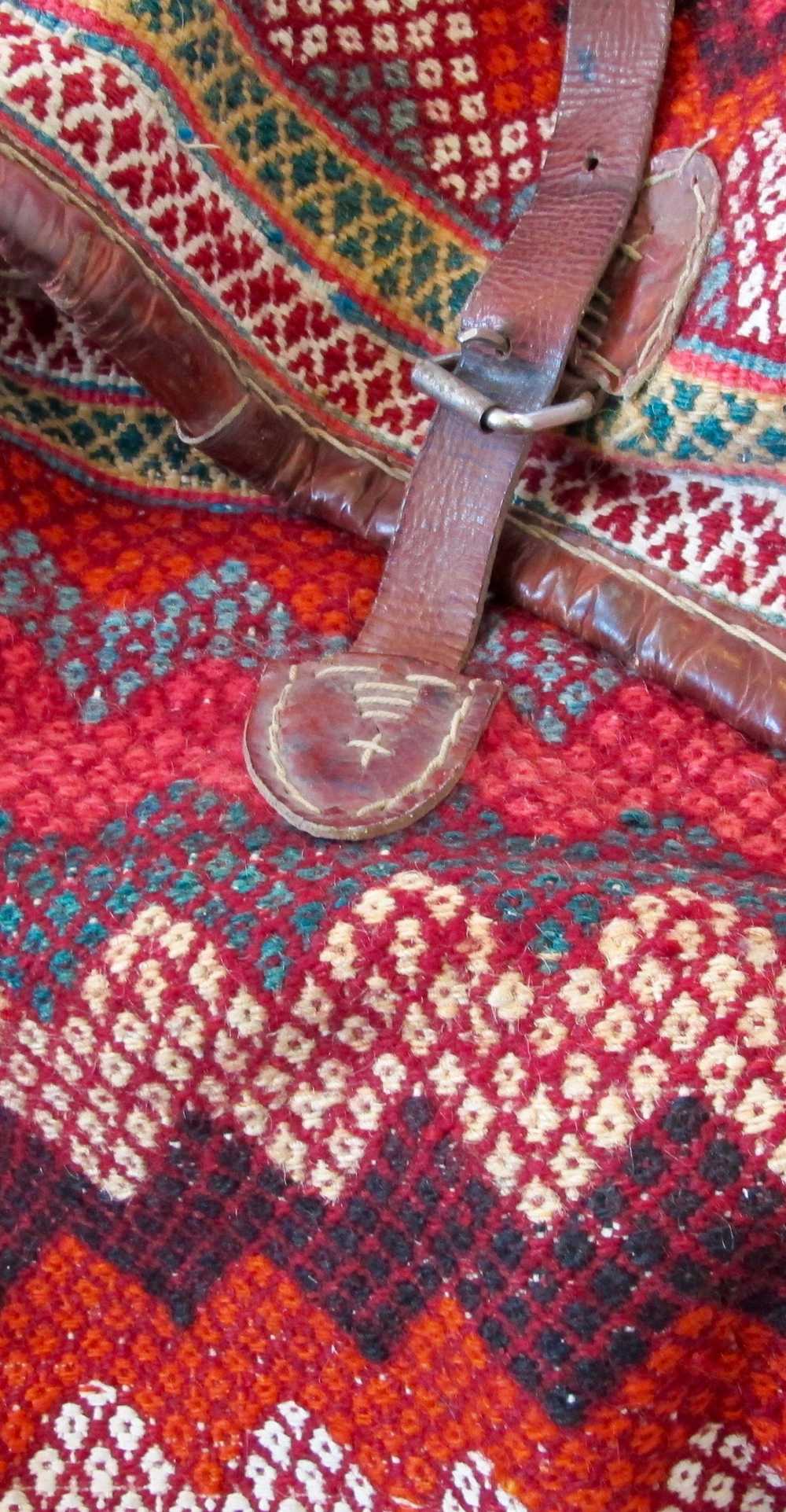 Tribal Hand-Woven Carpet Storage Bag - image 6