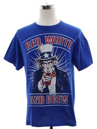 1990's Mens Patriotic Beer T-Shirt