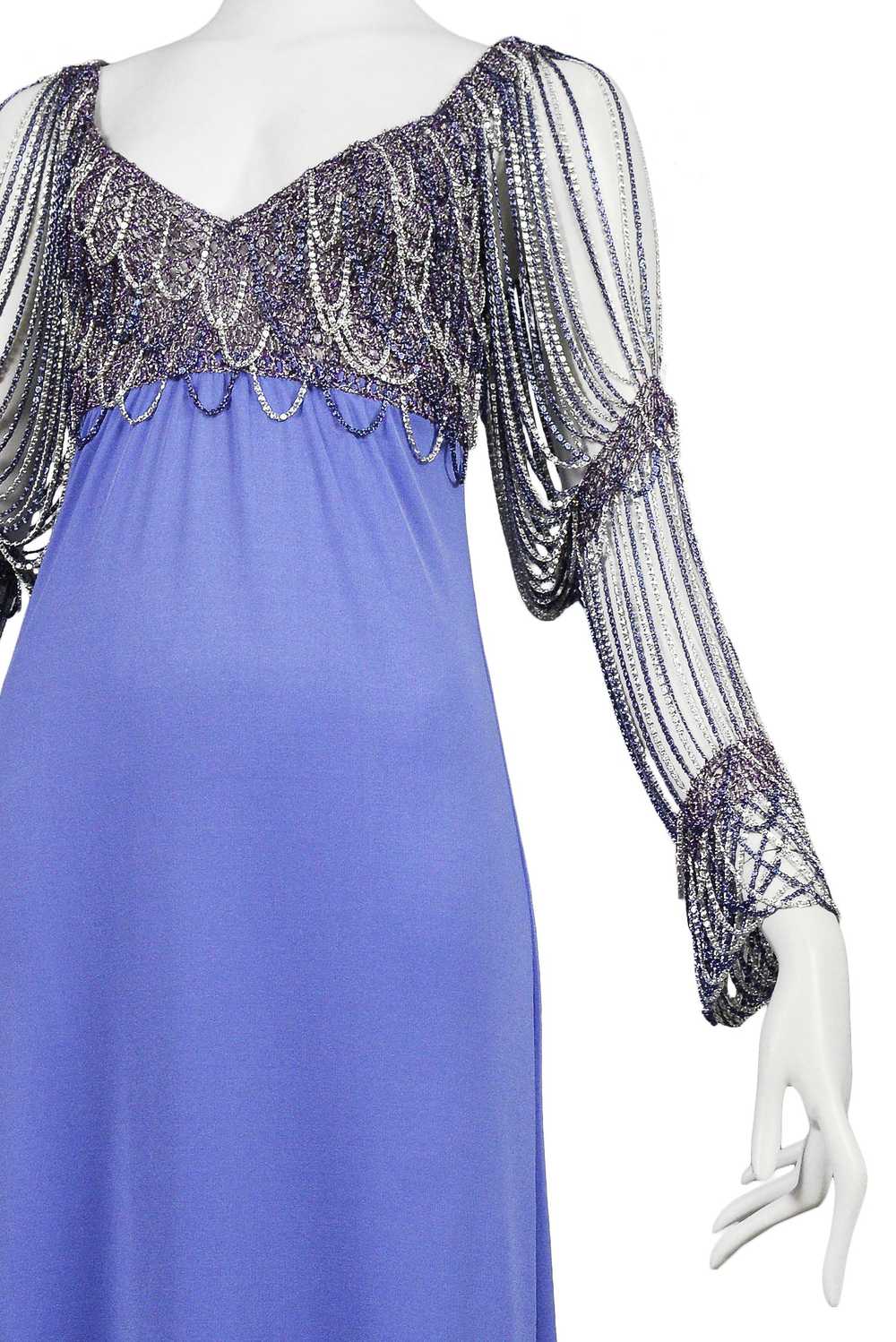 AZZARO ICONIC 1970S CHAIN GOWN - image 5